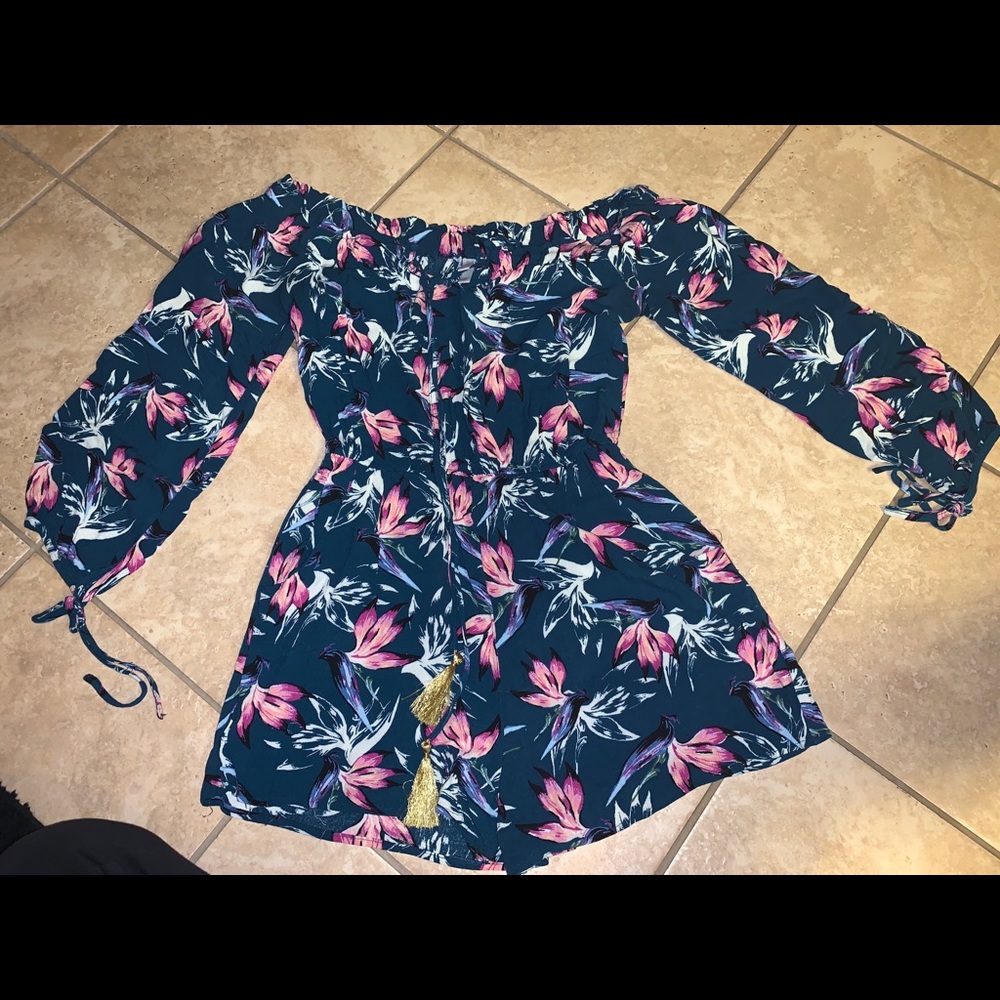 Xhilaration Floral Romper
